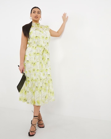 Joanna Hope Tie Waist Midi Dress