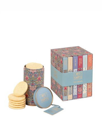 Arts & Crafts Tea Library & Shortbread Biscuit Tin bundle