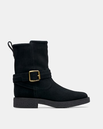 Clarks Nella Mid Suede Boot Standard Fit