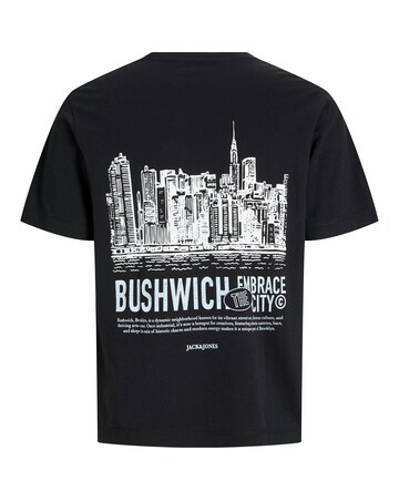 Jack & Jones Bushwich Back Graphic T-Shirt - Black