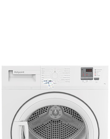 Hotpoint C HD C82 WWGD UK Condenser Tumble Dryer 8kg White + Install