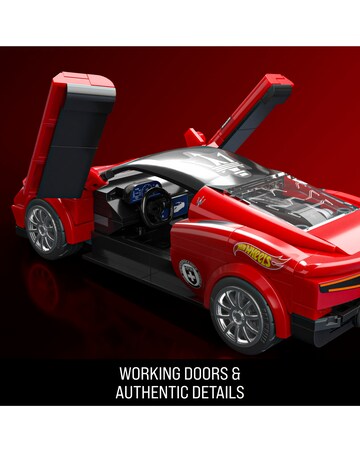 Mattel Brick Shop Hot Wheels Maserati Mc20 Building Toy Kit