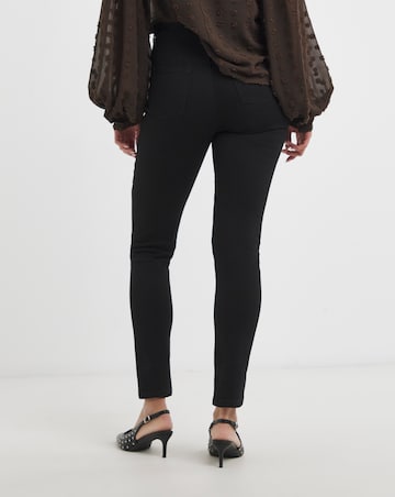 Super Stretch Premium Denim Black Slim Jeans