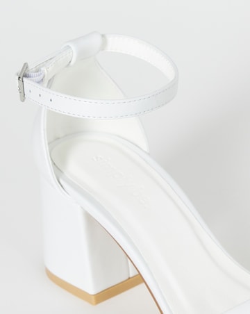 Coco Barely There Block Heel Sandals - Extra Wide Fit (EEE)