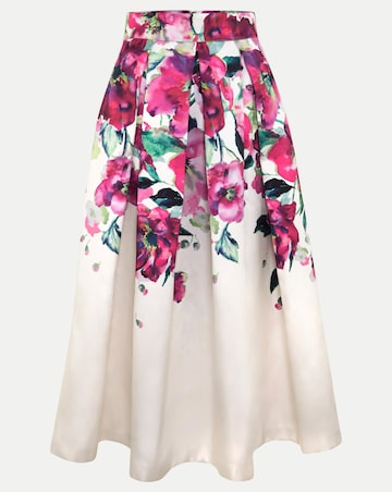 Phase Eight Celeste Border Floral Print Skirt