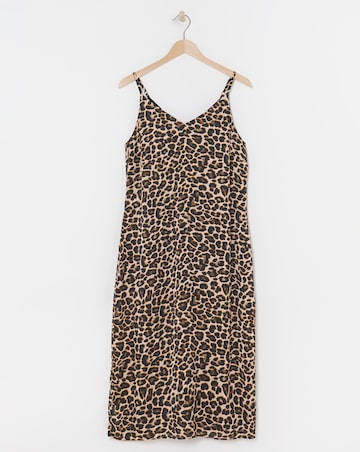 Leopard Cami Midi Dress