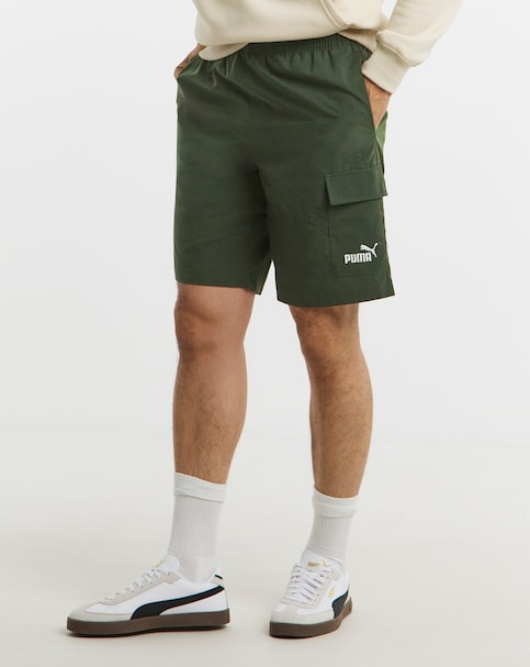 PUMA Essentials Small Logo 9" Woven Cargo Shorts