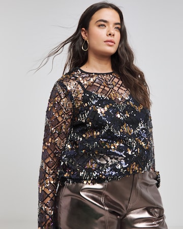 Joanna Hope Beaded Top