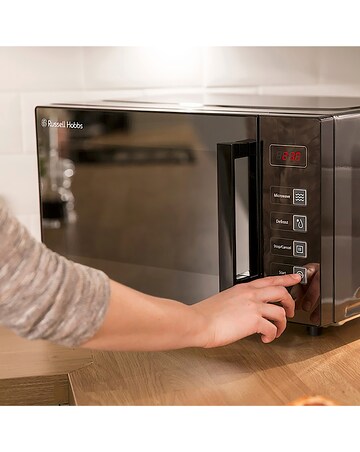 Russell Hobbs Easi 23 Litre Black Flatbed Digital Microwave