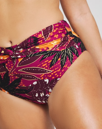 MAGISCULPT Twist Front High Waist Tummy Control Bikini Bottoms