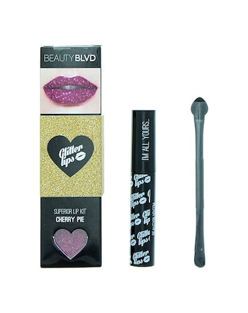 Beauty Blvd Glitter Lips Superior Lip Kit - Gloss Bond Glitter Lip Brush