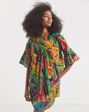 Native Youth Printed Dobby Maxi Dress