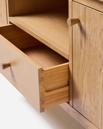 Caitlin Ready Assembled Wooden TV Unit