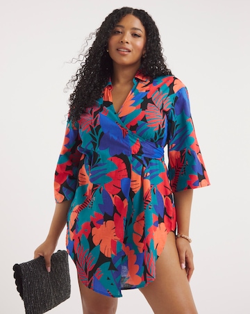 Tropical Cotton Beach Shirt
