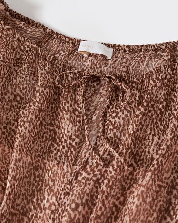 Mango Lagoon Animal Print Dress