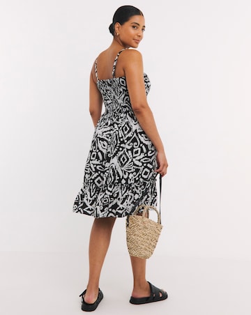 Tile Print Beach Dress