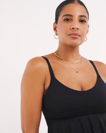 MAGISCULPT Firm Control Ruffle Swimdress