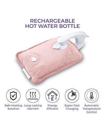 Carmen Spa Rechargeable Hot Water- Pink