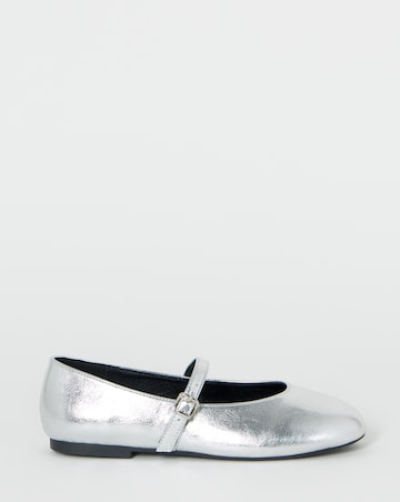 Calla Classic Mary Jane Ballerina Shoes - Wide Fit (E)