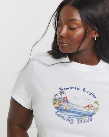 Tommy Jeans Slim Romance Tropics Tee