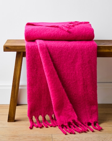 Faux Mohair Throw
