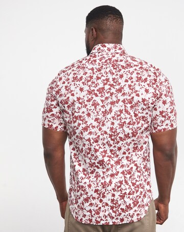BOSS Floral Printed Short Sleeve Shirt