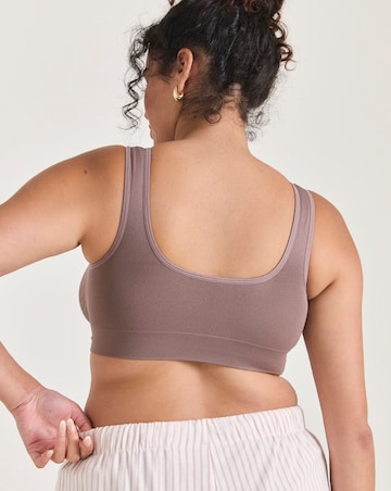 Pretty Secrets (3 Pack) Plain Comfort Tops (Fits Up To D Cup) Truffle Multi