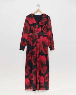 Flounce London Printed Chiffon Midaxi