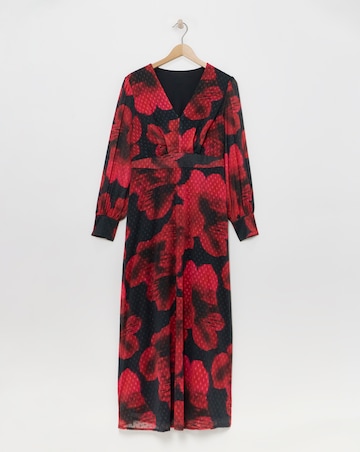 Flounce London Printed Chiffon Midaxi