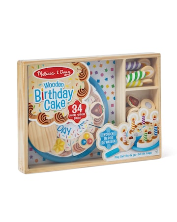 Melissa & Doug Wooden Birthday Cake