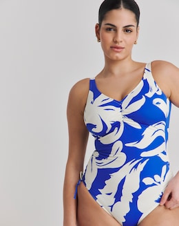 Fantasie Rabida Island V Neck Adjustable Leg Swimsuit Ultramarine