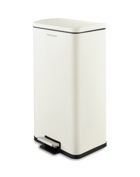 Morphy Richards Cream 30L Rectangular Bin