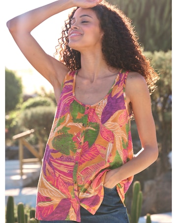 FatFace Flora Tropical Floral Vest