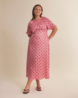 Nobody's Child Maderia Spot Midi Dress