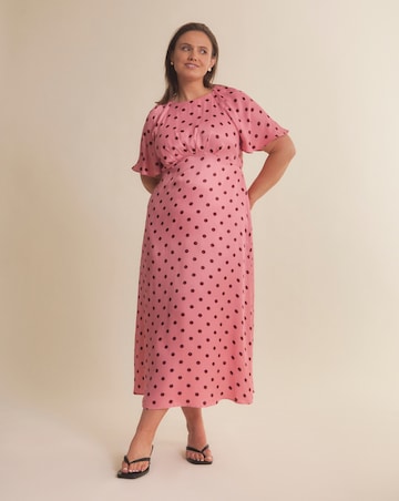 Nobody's Child Maderia Spot Midi Dress