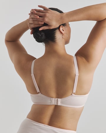 Pretty Secrets (2 Pack) Rachel Embroidery Balcony Bras (B-G) Blue/Cream