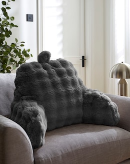Bubble Faux Fur Back Support Cushion