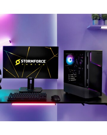 Stormforce Lumina Ryzen 5 5500GT 8GB RAM 500GB SSD Windows 11 Gaming Desktop