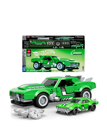 Mattel Brick Shop Hot Wheels Speed Series Chevrolet Custom 68 Camaro Set