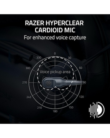 Razer BlackShark V2 X Wired Gaming Headset for PlayStation - Black