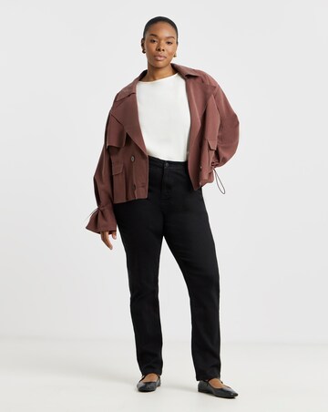 Super Stretch Premium Denim Black Slim Jeans