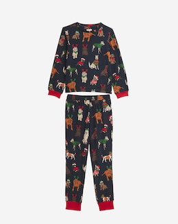 Chelsea Peers Jersey Dogs Crew Kids Pyjama Set