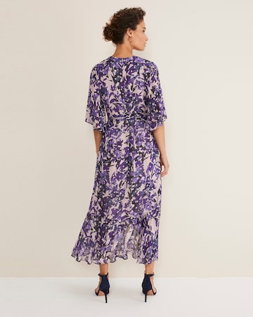 Phase Eight Juliette Floral Fil Coupe Wrap Dress