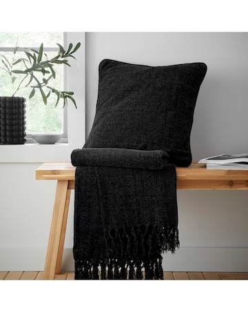 Catherine Lansfield Plain Chenille Throw