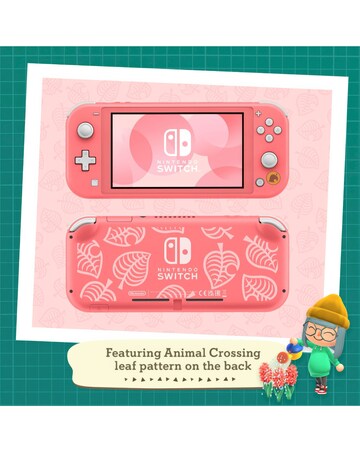 Nintendo Switch Lite Coral Isabelle Aloha Edition & 12 Months Switch Online