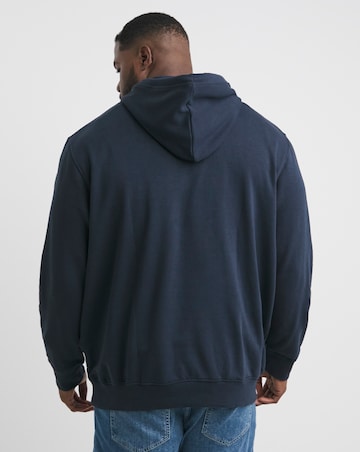 Jack & Jones Vesterbro Logo Hoodie - Navy