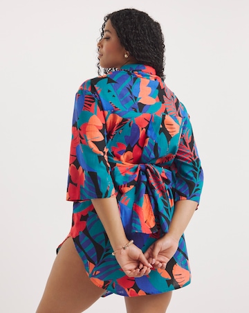 Tropical Cotton Beach Shirt