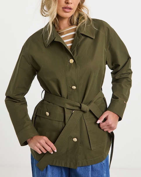 Tommy Hilfiger Cotton Nylon Field Jacket