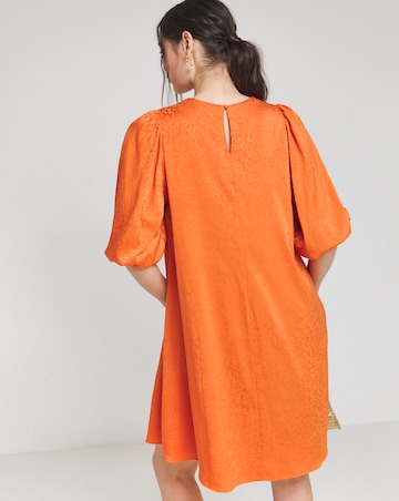 Joanna Hope Satin Jaquard Swing Dress