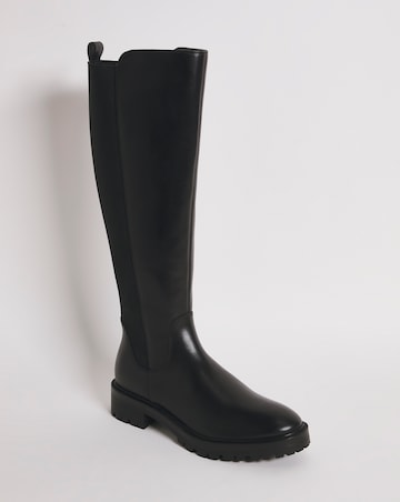 Macey Leather High Leg Boot E Fit Standard Calf